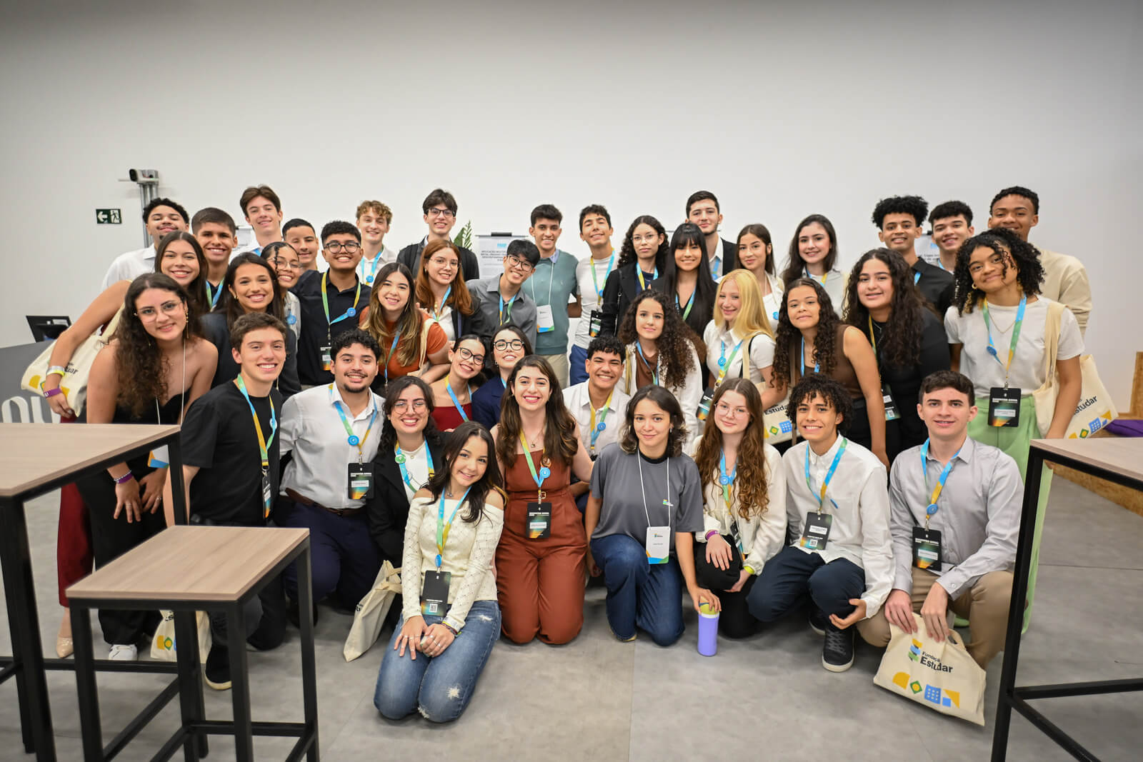 Alunos do Prep Program no Encontro Anual 2025 da Fundação Estudar
